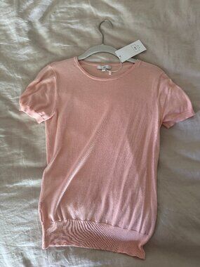 Baby pink super soft knit tee from CUE